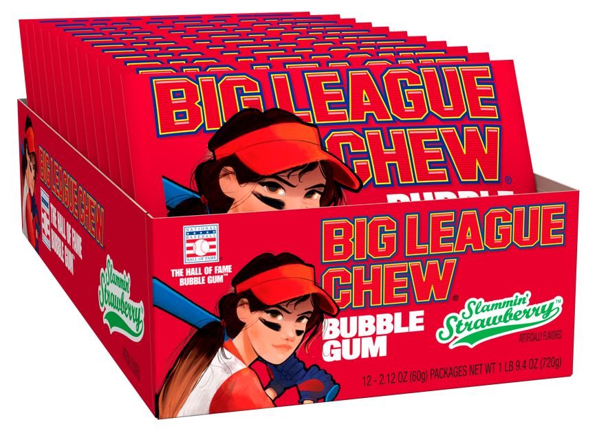 Big League Chew names Slammin' Strawberry as exclusive flavor for softball  pouch, 2020-02-28