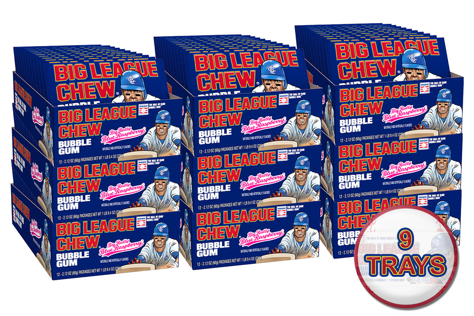 Big League Chew Gum: Blue Raspberry • Showcase US